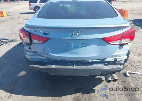 2013 Hyundai Elantra Coupe Se from USA, damaged, VIN KMHDH6AE8DU003276
